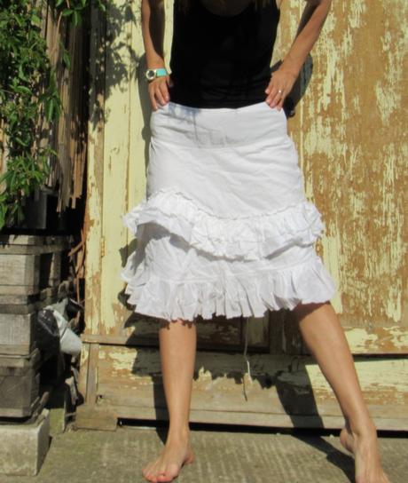 Ľanová sukňa, zara,m