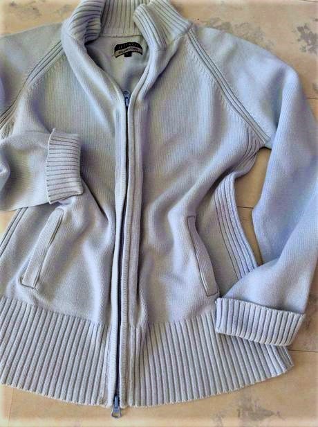 Bavlnený svetrík na zips, l