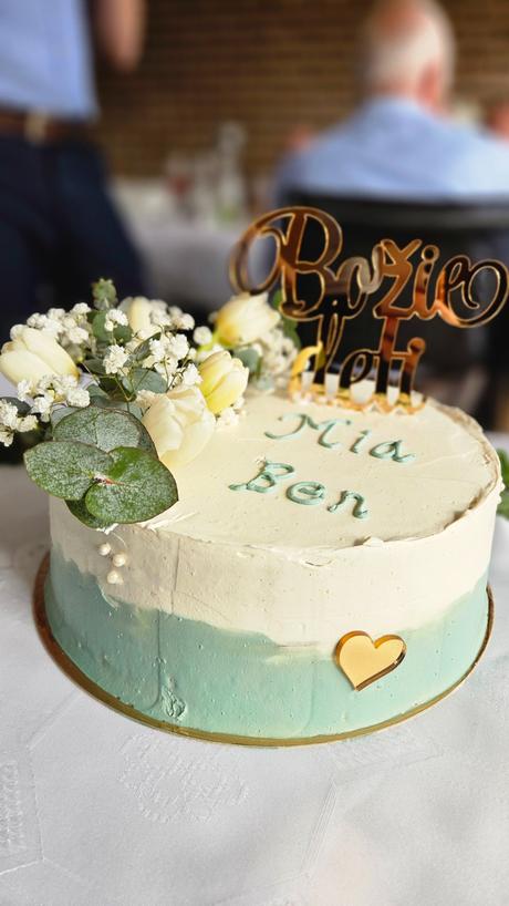 Zápich na tortu krst "božie deti",