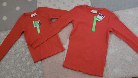 Vrúbkové tričká pre sestričky cdrl, coccodrillo,92