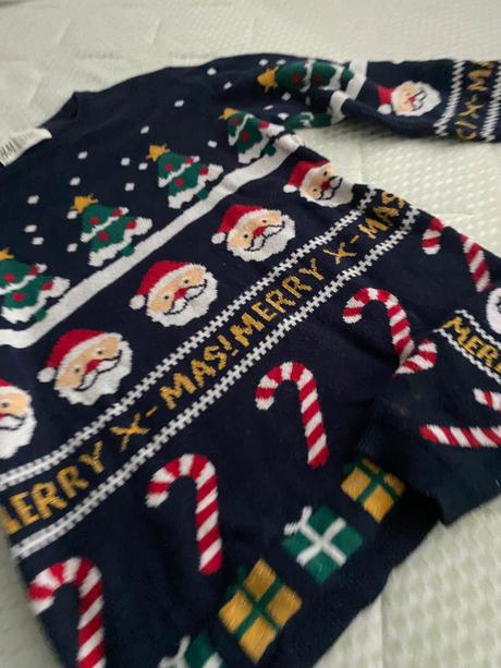 Surodenecke vianocne svetre 86 a 122/128, 122