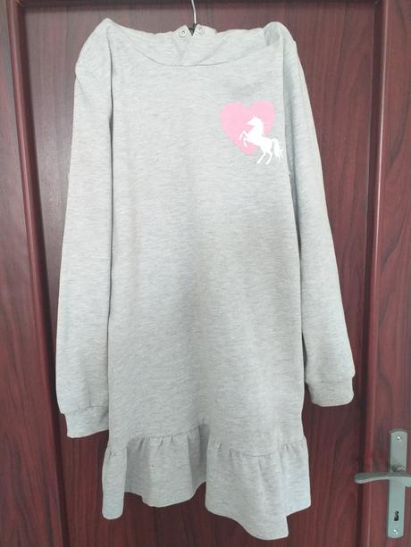 Mikina/šaty, h&m,164