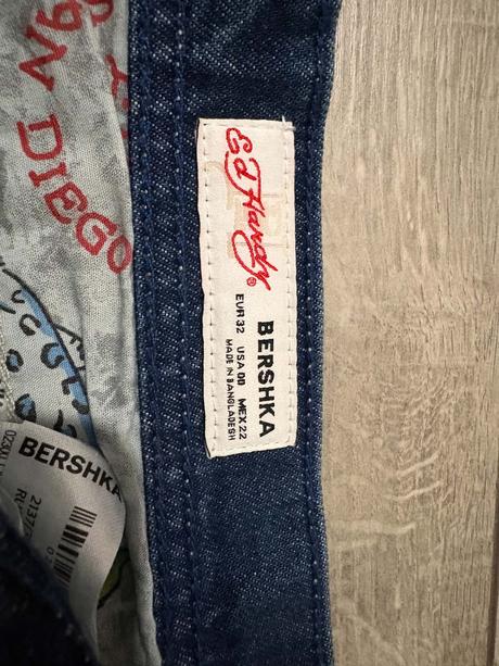 Riflové kraťasy, ed hardy,32