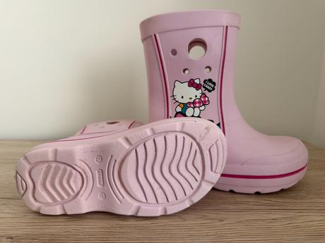 Crocs handle it rain boot svetloružové ľahučké gum, crocs,29
