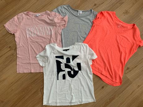 Trička s krátkym rukávom 4ks, m