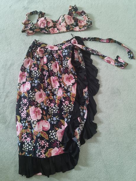 Zavinovacia sukňa, s