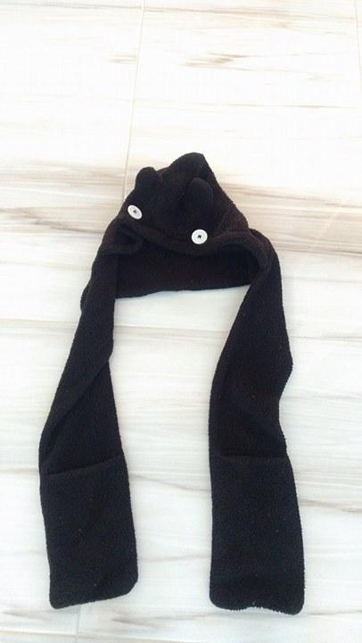 Čiapka, šál s kapucňou v jednom, 