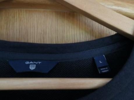 Gant original vysivana krasna mikina vel. l, gant,l