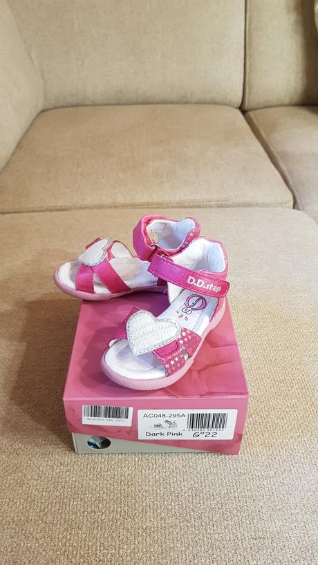 Letné sandálky pre dievča 22, d.d.step,22