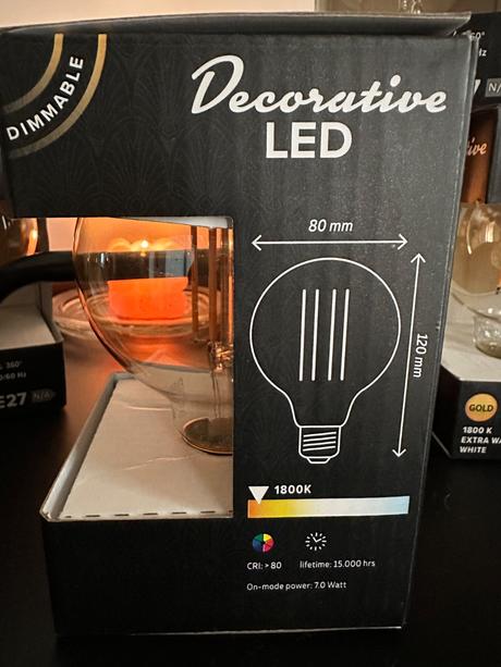 Dekoratívne žiarovky,