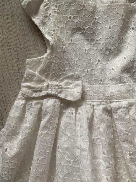3x letné biele šatičky, 68