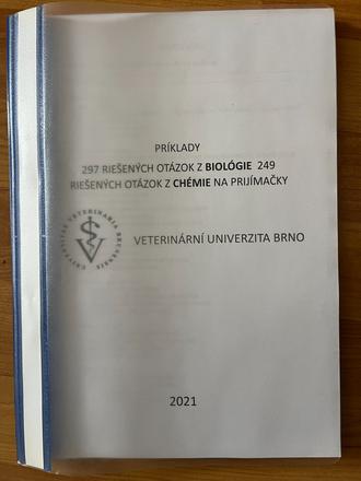 Podklady a príklady prijímačky veterina brno, 