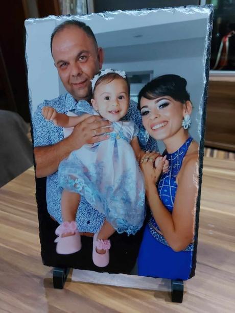 Kamenná fotografia s vašou fotkou, textom doplnená,