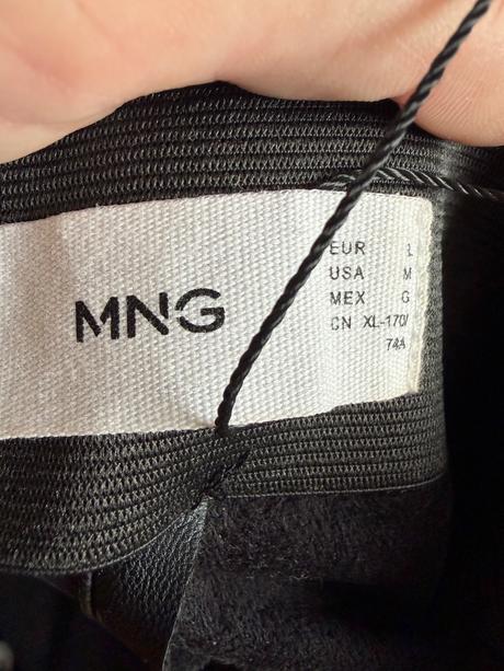 Mango kozenkove leginy nohavice  slim strih l, mango,l