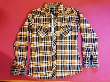 Károvaná slim fit košeľa panska, m