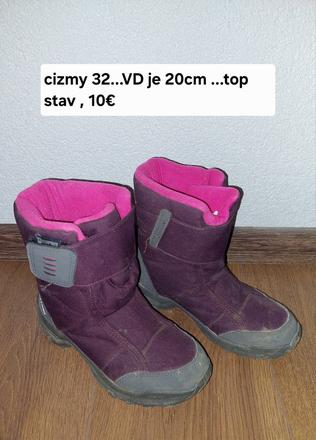 Cizmy 32, decathlon,32