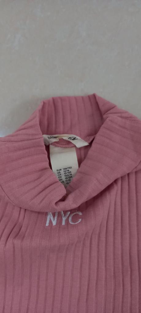 Skrátené tricko, h&m,146