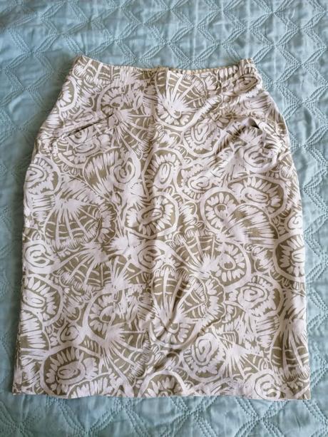 Ľanová puzdrová sukňa, xs