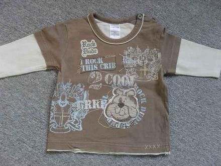 Nátelník - tričko s dlhým rukávom , cherokee,68