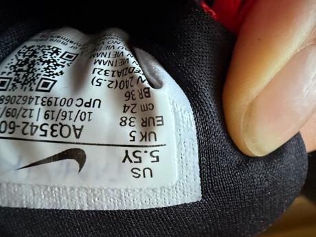 Cervene nike tenisky, nike,38