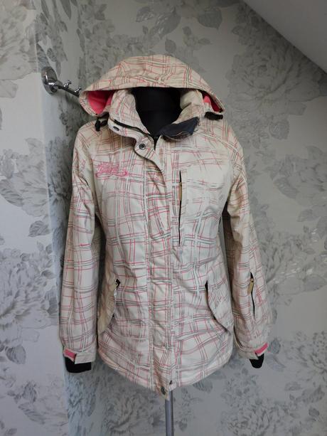 Kvalitna lyziarska bunda s odonimatelnou kapucnou, 36