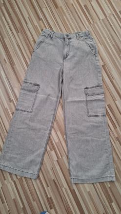 Široké rifle, h&m,164