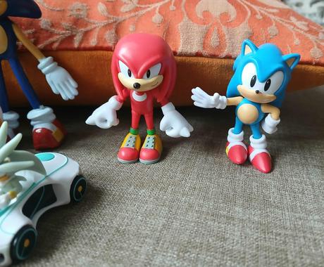 Sonic - farebné figúrky do ruky, 