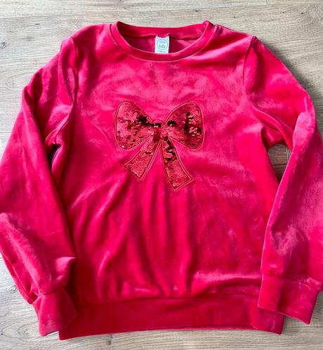 Mikina s flitrami - top stav vel. 134, pepco,134