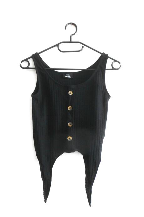 Úpletový elastický crop top na 10-12 rokov, 146