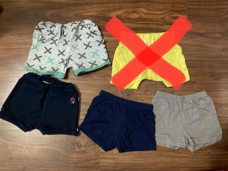 Šortky 4 ks, jacky,74