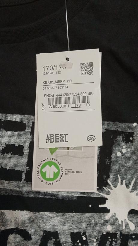 Tricko s dlhym rukavom c&a, 170 / 176, c&a,170 / 176