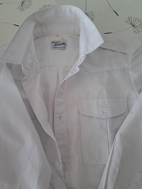 Biele kosele 2 ks, h&m,140