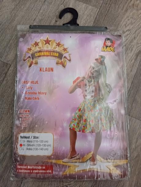 Kostým na karneval - klaun, 