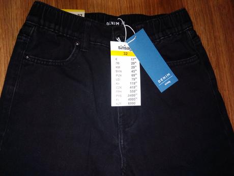 Džínsy jogger, sinsay,32