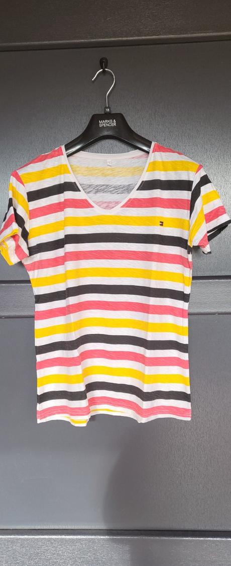 Pestré pásikavé tričko, l