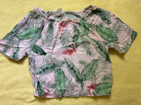 Crop top tunika, h&m,140