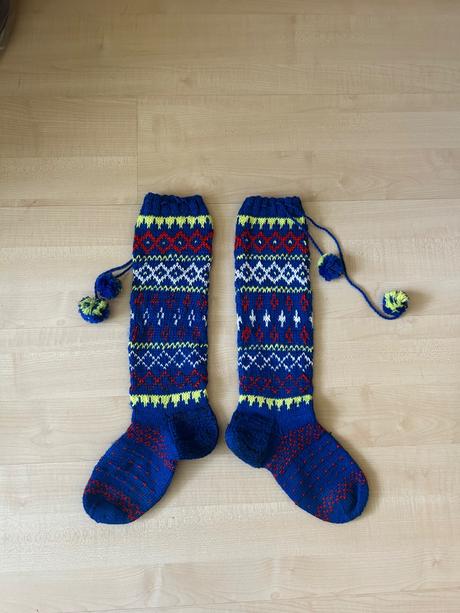 Štrikované podkolienky, 38