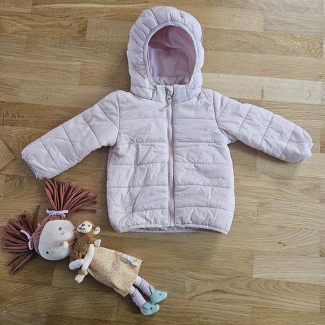 Bledoružová prechodná bundička h&m 80, h&m,80