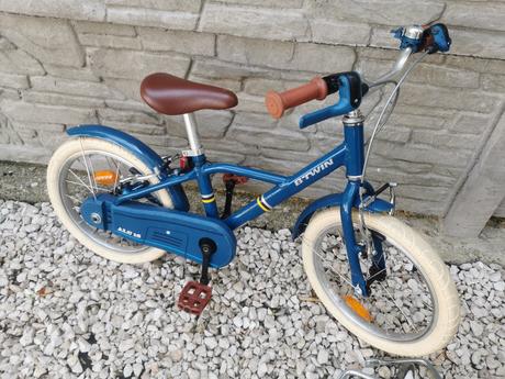 16-palcový bicykel btwin 900 + pomocne kolieska, 16