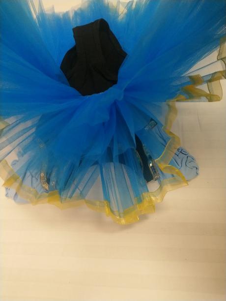 Tanečný tricot, kostým frozen, 3-5r, 98-110 cm,