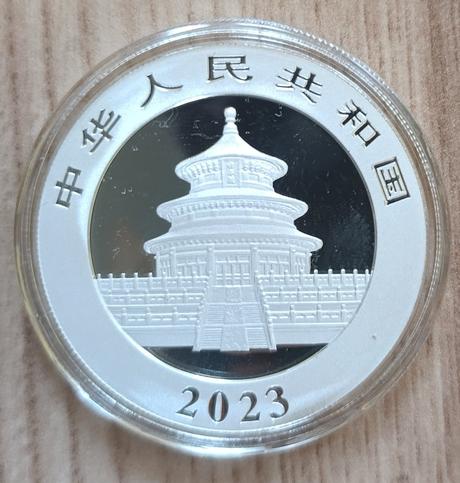 Strieborná minca 10 yuan 2023 čína 30g ag - chines,