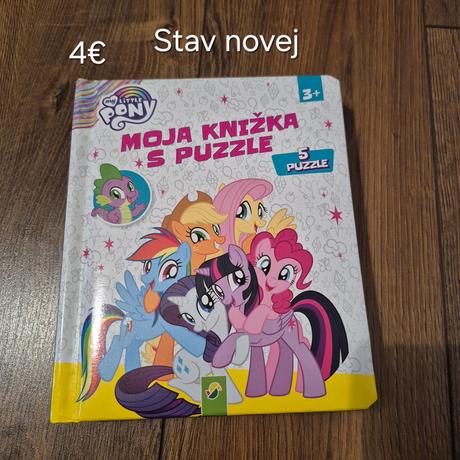 Kniha puzzle little pony, 
