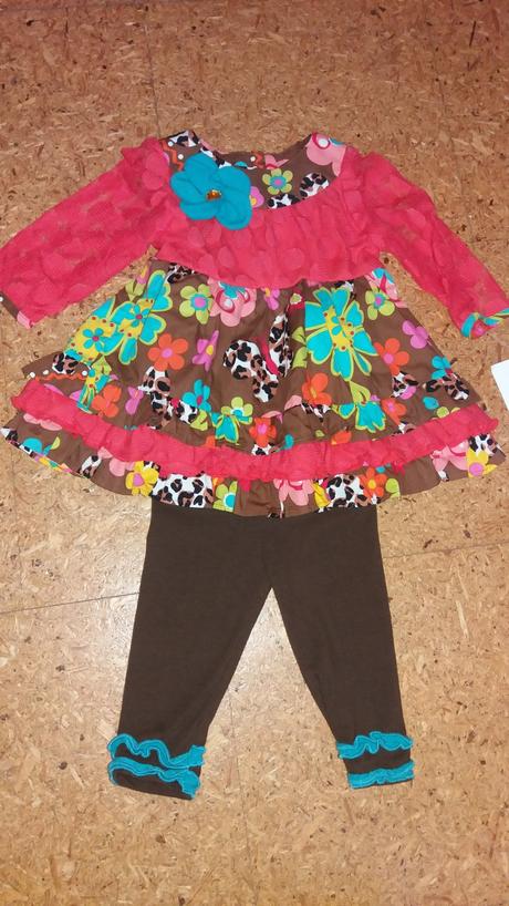 Nenosene šatičky+leginky rare, 74