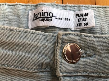 Riflove kratasy damske denim 48, 48