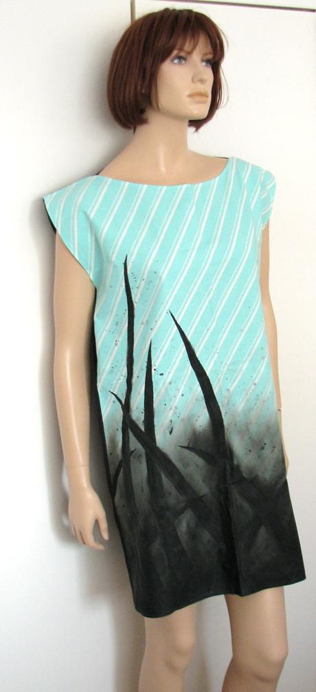 Ručne maľované šaty,