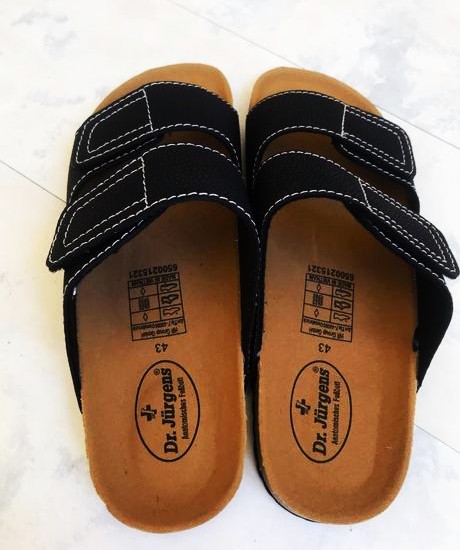 Šlapky na suchý zips 42/43, 42
