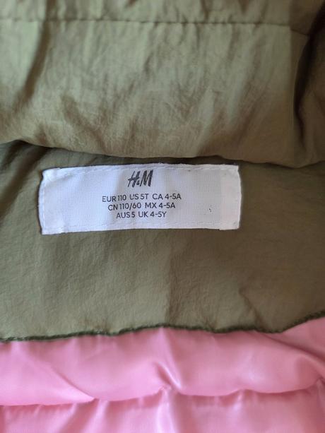 Predam zimnu bundu, h&m,110