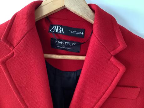 Krásny kabat manteco zara, zara,s