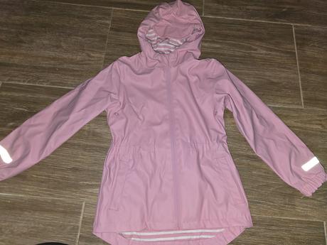 Gumená bunda do dažďa podšitá č.122-128, 122