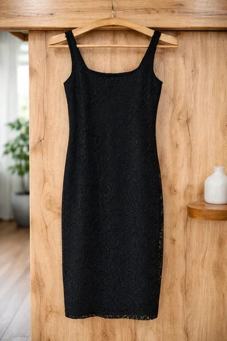 Šaty s čipkou a spodničkou, zara,s